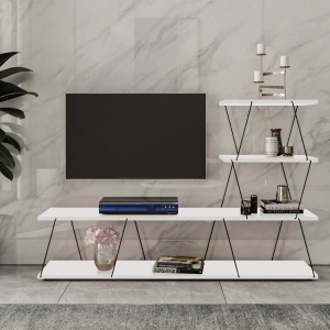 Comoda TV Ilgaz - White - Img 1