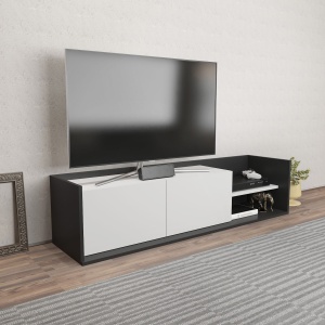Comoda TV Krog - Anthracite, White - Img 2