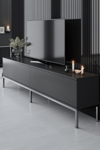 Comoda TV Lord - Anthracite, Silver - Img 3