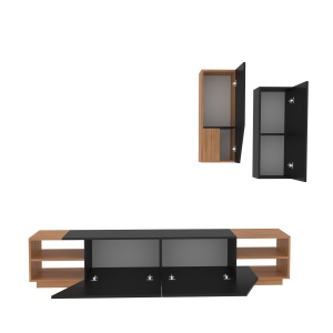 Comoda TV Zebra - Black, Teak - Img 8
