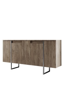 Consolă Luxe - Walnut, Silver - Img 5