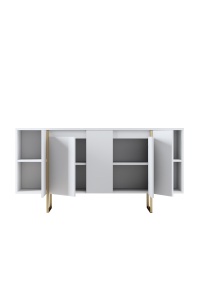 Consolă Luxe - White, Gold - Img 8