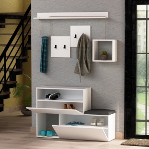 Dulap cu raft Holdon - White - Img 2