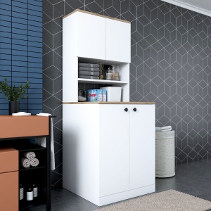 Dulap masina de spalat KD102 - 2160 - Walnut - Img 3