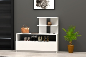 Dulap Pantofi Airy - White - Img 1