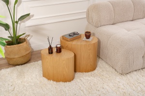 Masa Elipse Set - Oak - Img 2