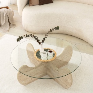 Masuta de cafea Himalayas - Travertine - Img 2