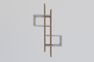 Raft perete Emse - Sapphire Oak, White - Img 4