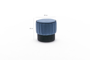 Rose Puf - Blue - Img 8