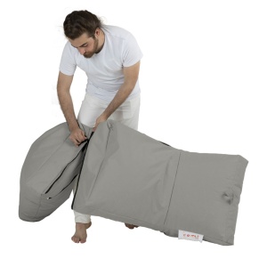 Bean Bag Siesta Sofa Bed Pouf - Fume - Img 4