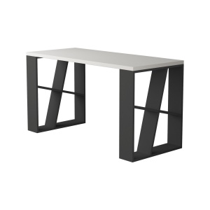 Birou Honey - White, Anthracite - Img 2