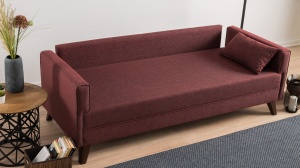 Canapea Bella Sofa For 3 Pr - Claret Red - Img 4