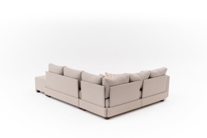 Canapea Extensibila Aly Left - Beige - Img 7