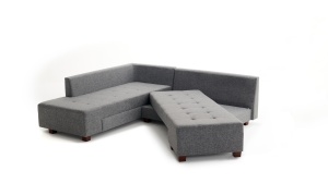 Canapea Extensibila Manama Corner Sofa Bed Left - Grey - Img 5