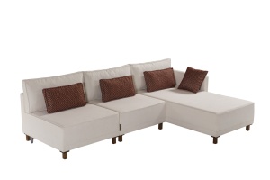 Canapea Extensibila Matris Right - Beige - Img 5