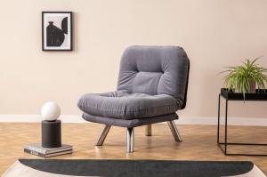 Canapea Extensibila Misa Small Solo - Grey - Img 1
