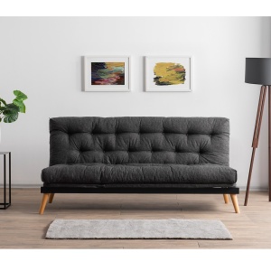 Canapea Extensibila Saki - Dark Grey - Img 1
