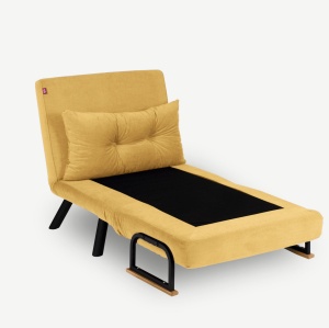 Canapea Extensibila Sando Single - Mustard - Img 3