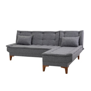 Canapea Extensibila Santo - Dark Grey - Img 6