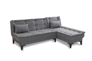 Canapea Extensibila Santo-S - Dark Grey - Img 3
