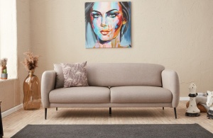 Canapea Extensibila Venus 3-Locuri - Cream - Img 1