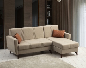 Canapea Extensibila Zaden - Beige - Img 2