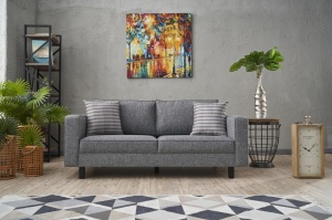 Canapea Kale Linen - Grey - Img 1