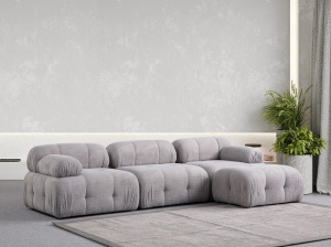 Canapea pe colț Petite 3 - Light Grey - Img 1