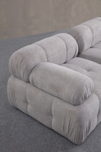 Canapea pe colț Petite 3 - Light Grey - Img 3