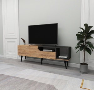 Comoda TV Alba - Atlantic Pine, Anthracite - Img 3