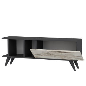 Comoda TV Liberty - Anthracite, Marble - Img 4