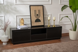 Comoda TV Vanguard - Wood Black - Img 4