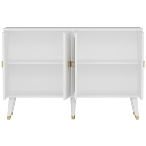 Consolă Ahart - White, Gold - Img 4