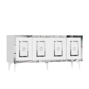 Consolă Karya - White, Silver - Img 8