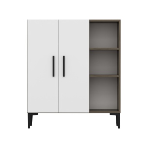 Dulapior Viva - Walnut, White - Img 5