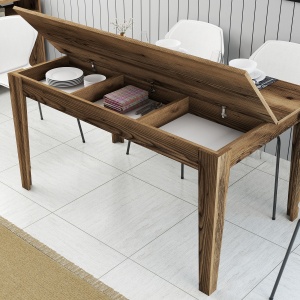 Masa Milan 516 - Walnut - Img 4