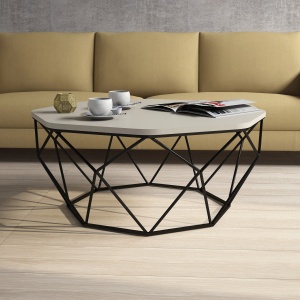 Masuta de cafea Diamond - Cream - Img 2