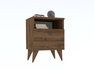 Noptiera Barlo - Walnut - Img 2