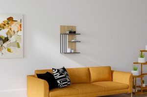 Raft perete Nezma - Sapphire, Anthracite - Img 1