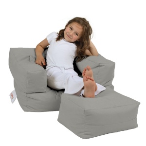 Bean Bag Kids Single Seat Pouffe - Fume - Img 1