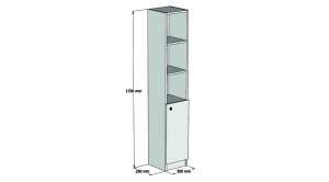 Cabinet de baie Trend - White - Img 4