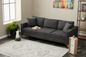 Canapea Berlin - Anthracite, Gold - Img 1