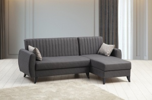 Canapea Extensibila Alkon - Dark Grey - Img 2
