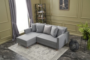 Canapea Extensibila Aydam Left - Grey - Img 2