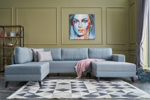 Canapea Extensibila Efsun - Blue - Img 1