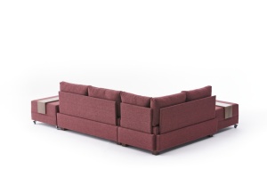 Canapea Extensibila Fly Corner Sofa Bed Left - Claret Red - Img 8