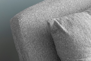Canapea Extensibila Folde Single - Teddy Fabric - Grey - Img 5