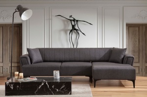 Canapea Extensibila Hamlet Right- Dark Grey - Img 2