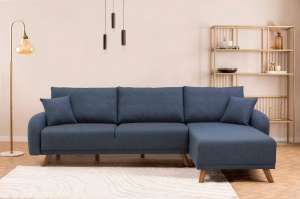 Canapea Extensibila Hera 1 Corner - Dark Blue - Img 7