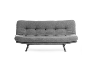 Canapea Extensibila Misa Small Sofabed - Light Grey - Img 5